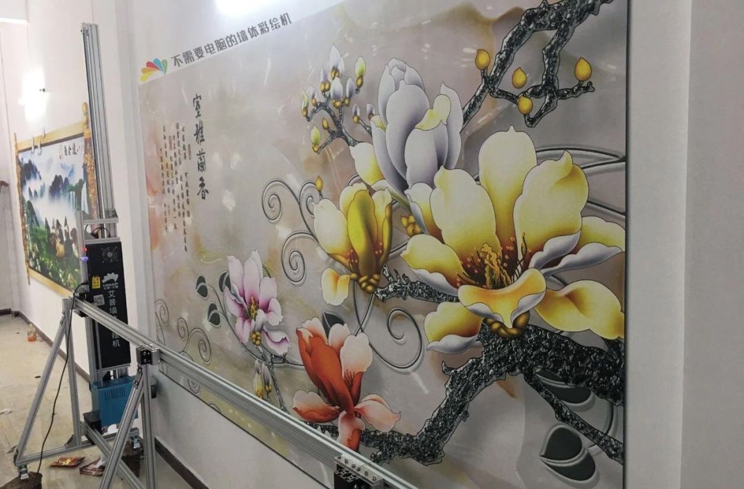 墙体彩绘施工机器,墙体彩绘机器
