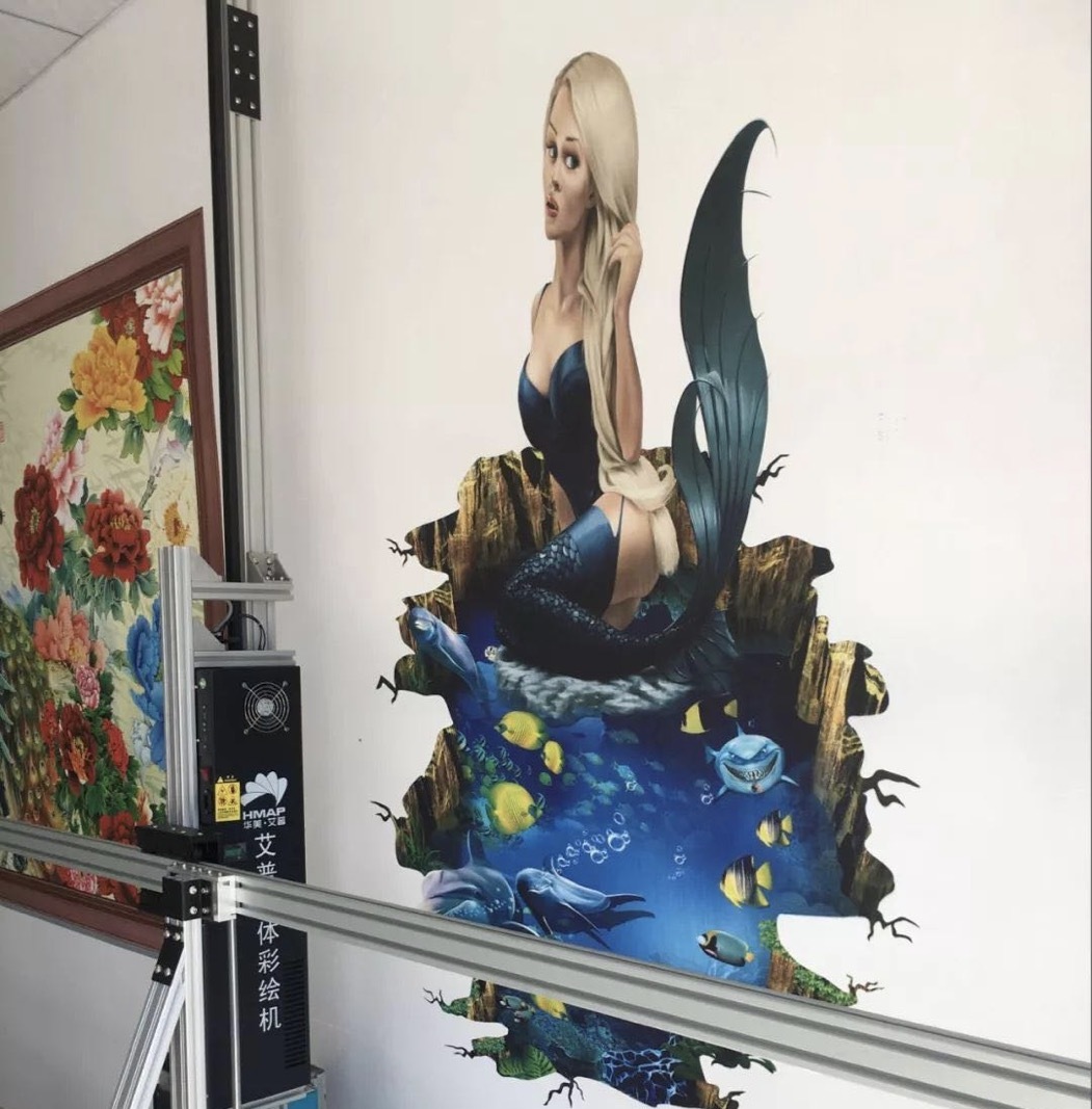 墙体彩绘施工机器,墙体彩绘机器