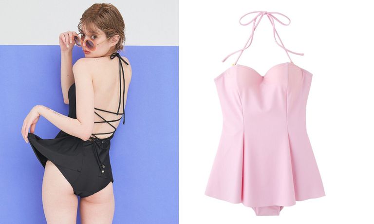 韩系保守女装泳装大全,保守又不失前卫的泳装