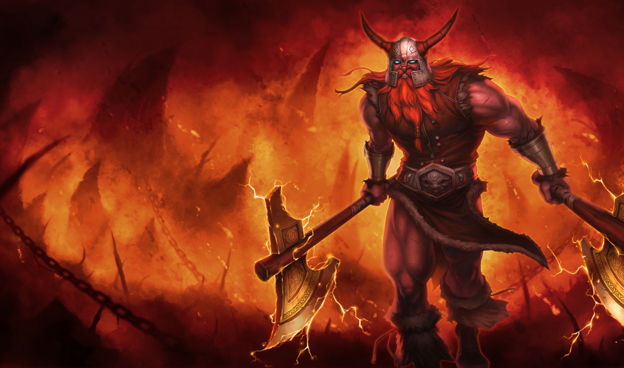 奥拉夫国服第一韩服第一,lol奥拉夫新版本