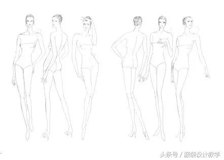 服装画画基础入门教学,怎样学服装画手绘图