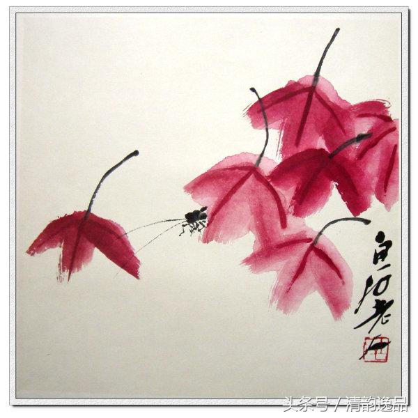 白石老人书画册页,白石精品册页