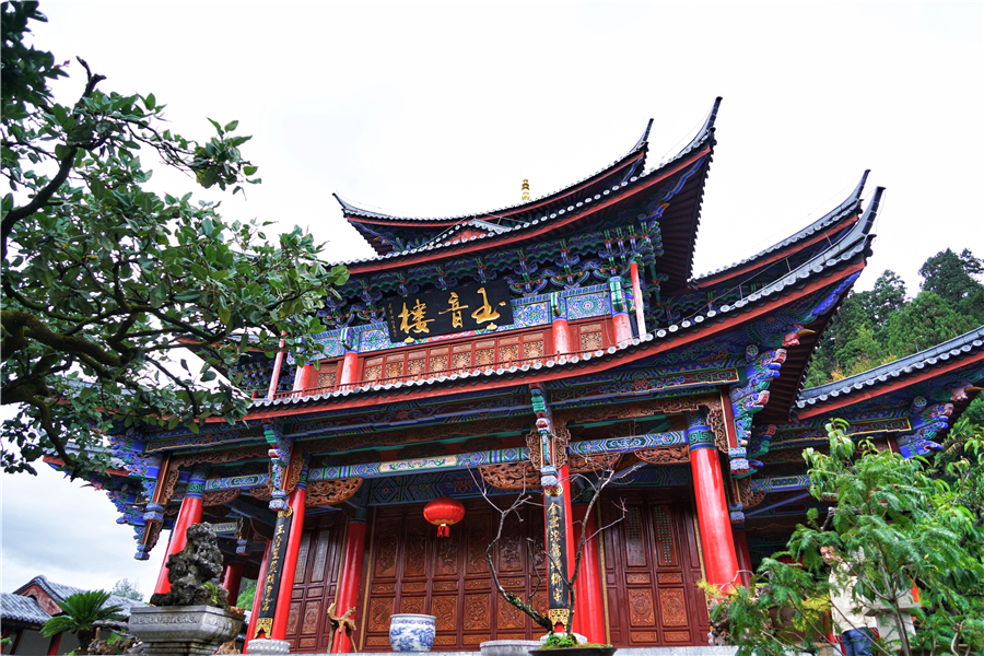 震撼丽江古城木府,丽江古城大观园木府