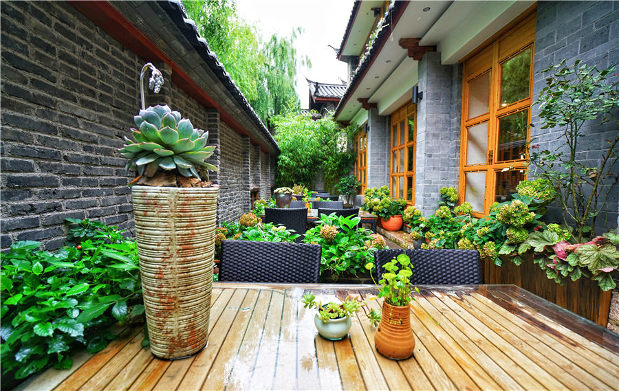 震撼丽江古城木府,丽江古城大观园木府