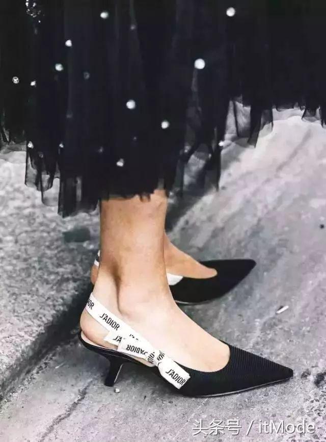 优雅又舒服的猫跟鞋,春天流行的猫跟鞋