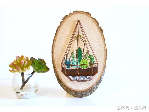 木片绣花教程视频,手工乱针绣画