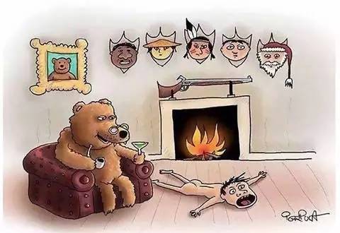 当人肉被动物从超市买回来……