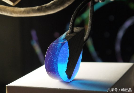 布艺纯手工制作工艺吊坠项链,手工项链吊坠diy