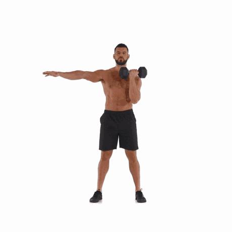 型男运动计划哑铃,哑铃健身计划一周表男士增肌