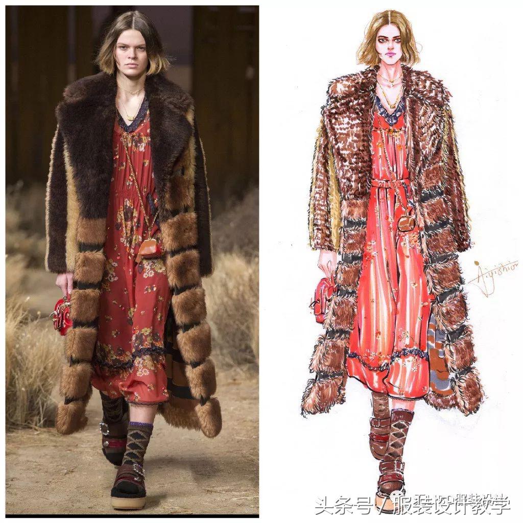 笔尖上的秀场！用一只马克笔带你穿梭各大秀场（成衣vs手绘）