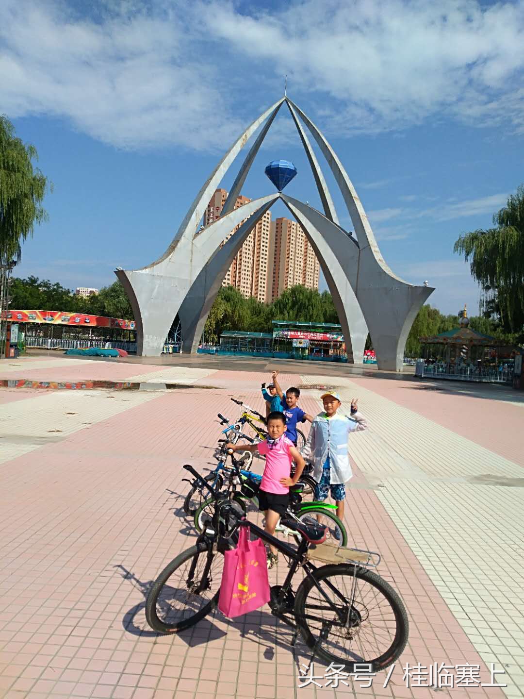 银川人旅游,银川市民骑车