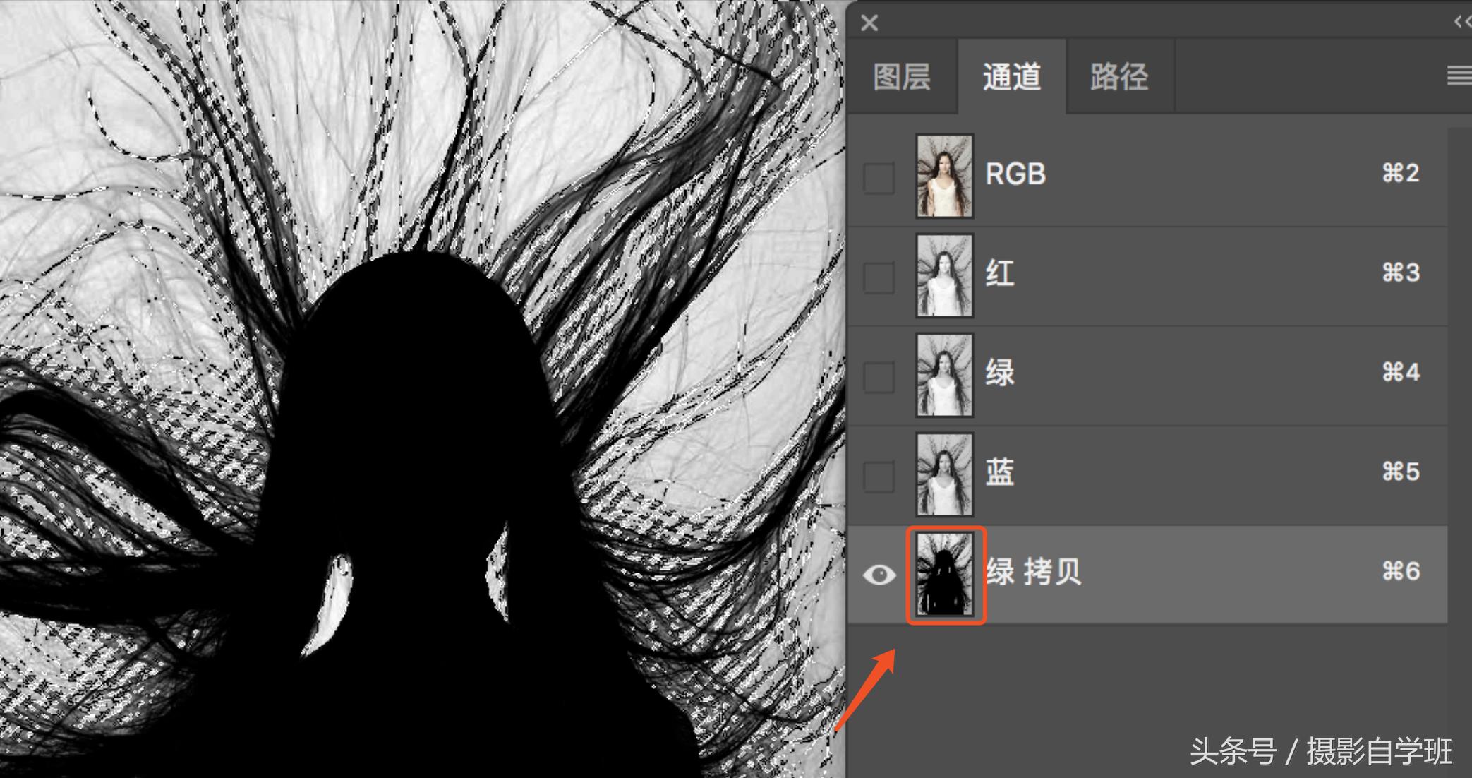 抠图技巧ps发丝抠图教程详细,摄影抠图教程