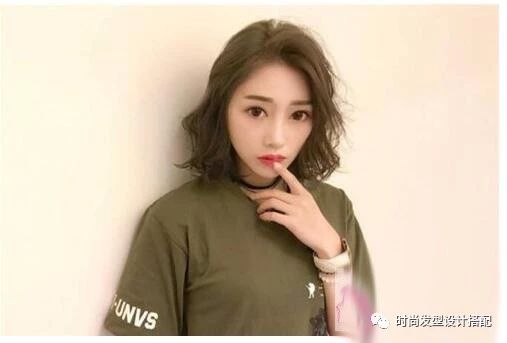 短发慵懒风烫发图片,中短发烫发型慵懒风