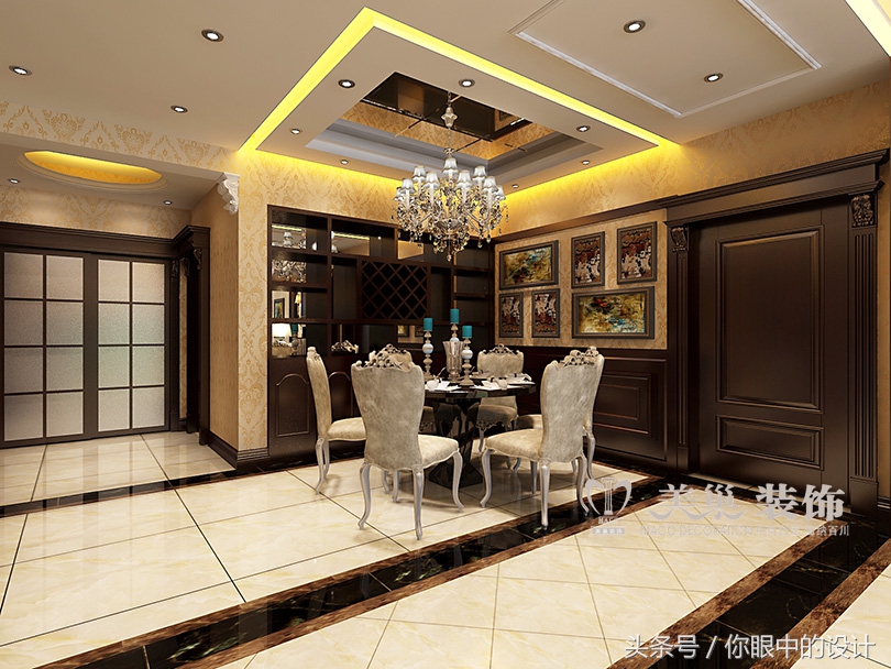 蓝堡湾103平方装修效果图,蓝堡湾四室二厅二卫简约装修