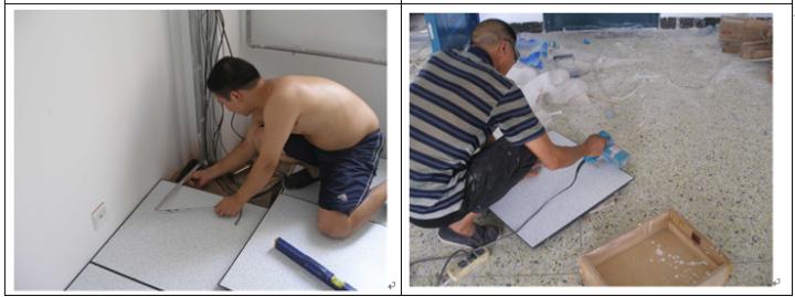 云南防静电活动地板公司,防静电地板正确安装方法