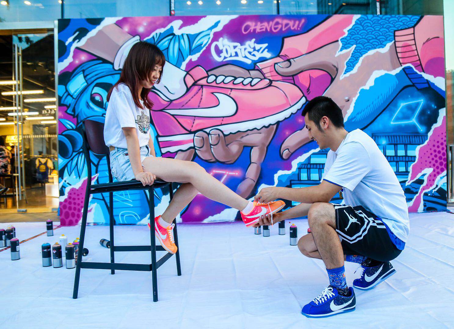 七夕新款情侣鞋,nike最经典休闲鞋