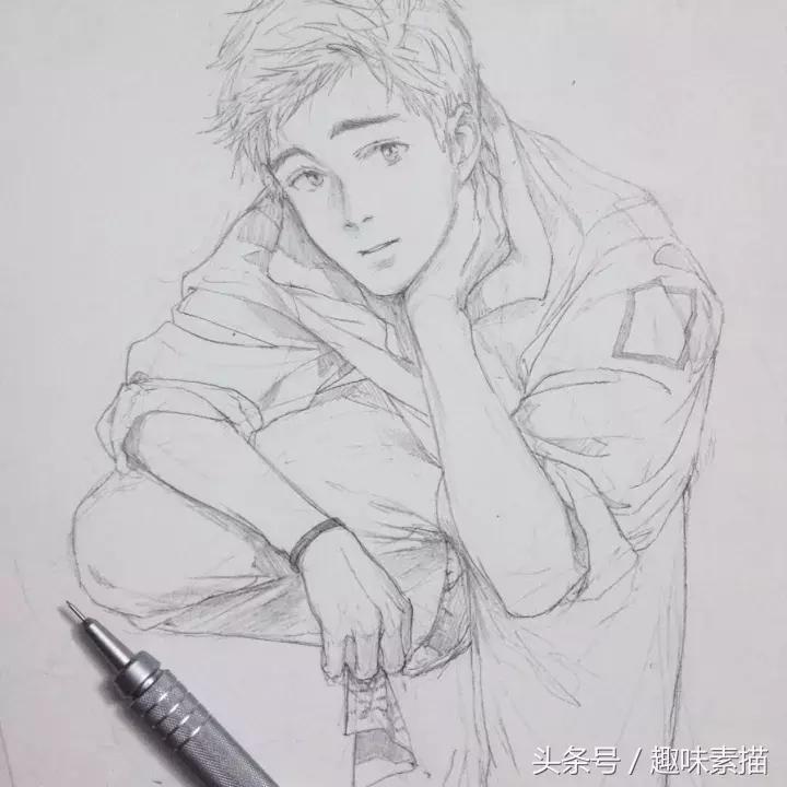 好看的漫画人物速写,速写漫画人物100个