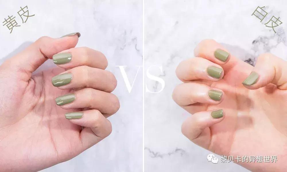 夏天指甲油2022年新款显白图片,显手白的十种指甲油推荐