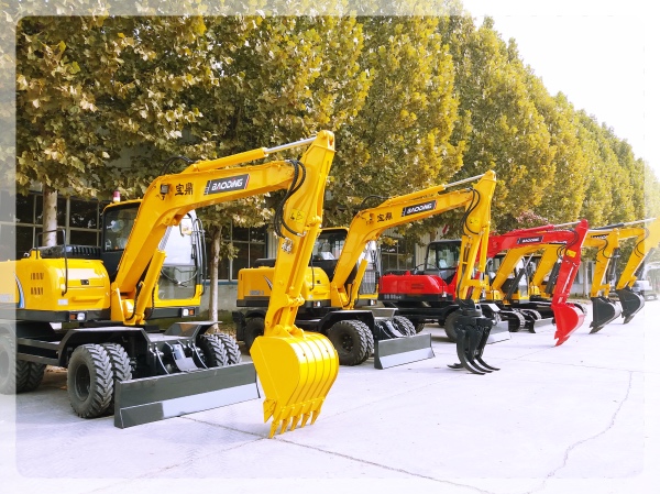 轮式挖掘机多少钱一台,现代210轮式挖掘机