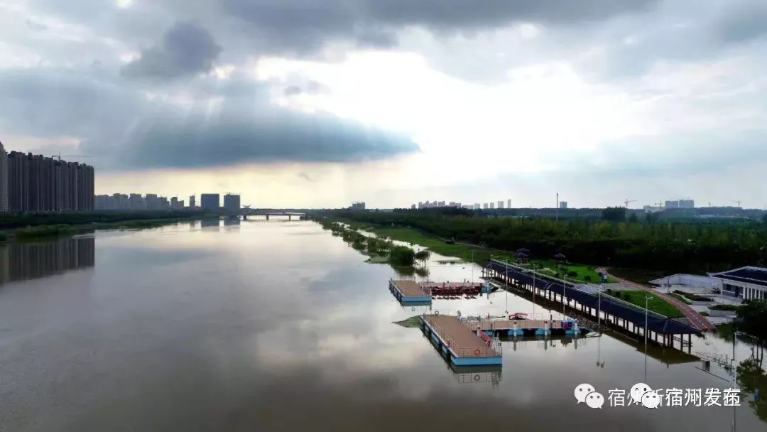 新汴河风景带,新汴河景色真美