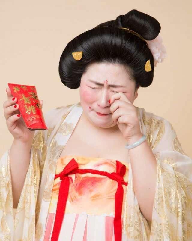 以胖为美大唐,唐服女装惊艳国外