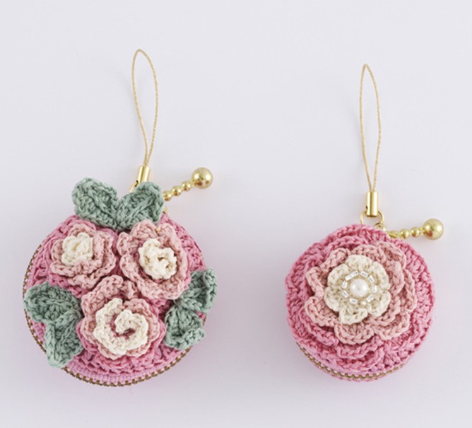 线头编织小物件,丝线编织手工小物件