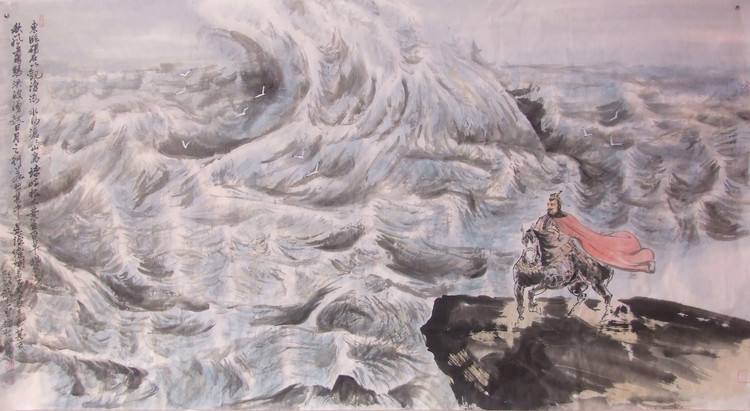 观沧海最能体现豪情壮志的句子,观沧海抒发雄心壮志的句子