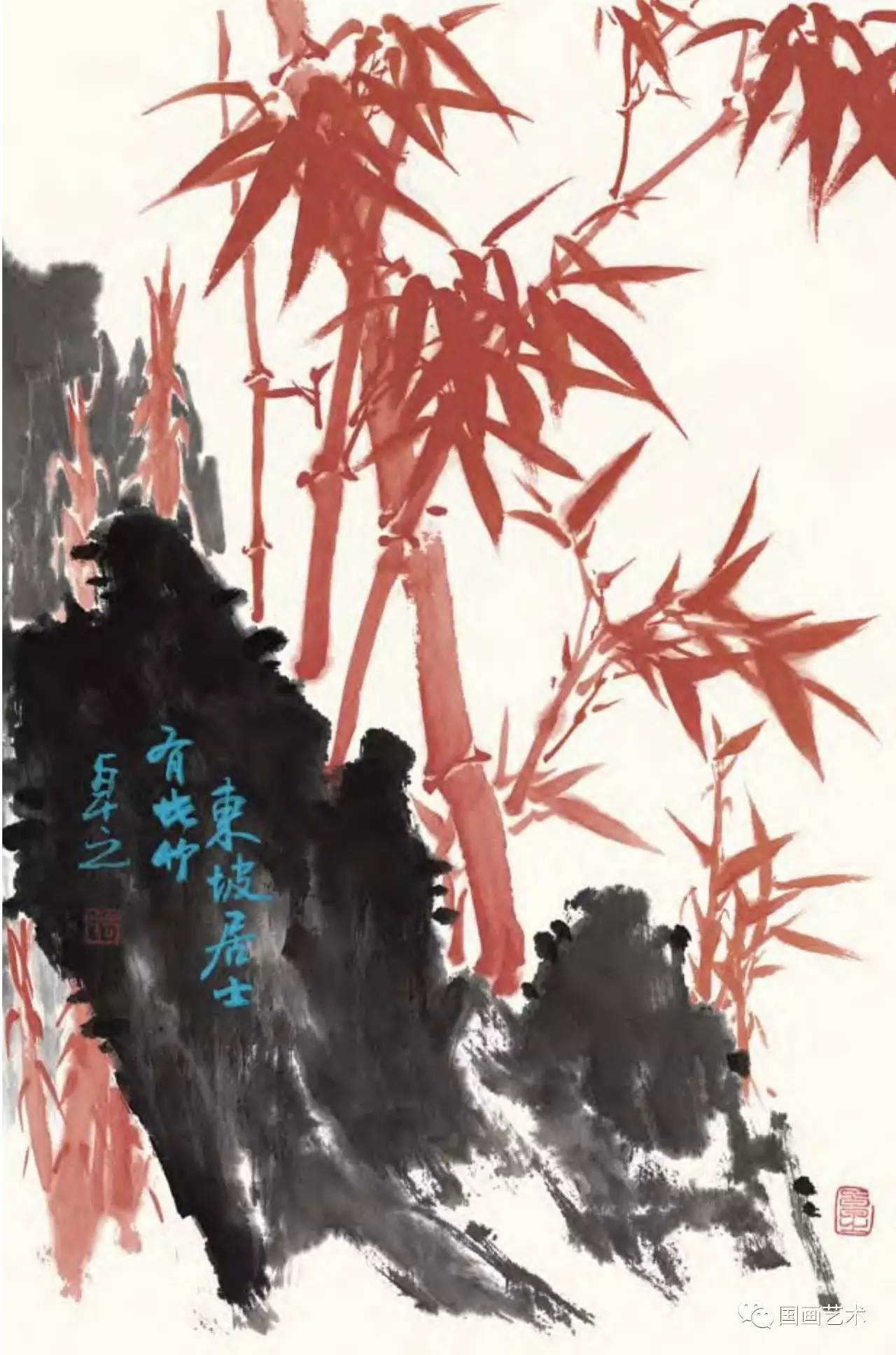 画竹的最好画法,毛笔画竹的简单画法