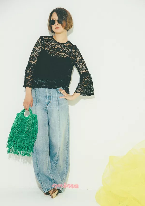 搭配｜这条裤子太秀了吧？百搭时尚还显腿长推荐牛仔阔腿裤的16套搭配