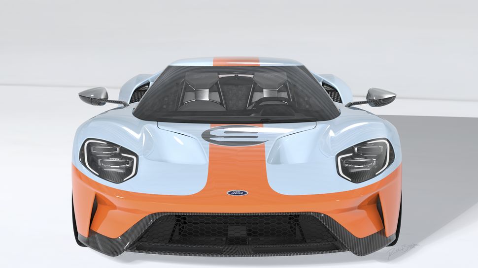 福特gt67经典版,福特gt1968