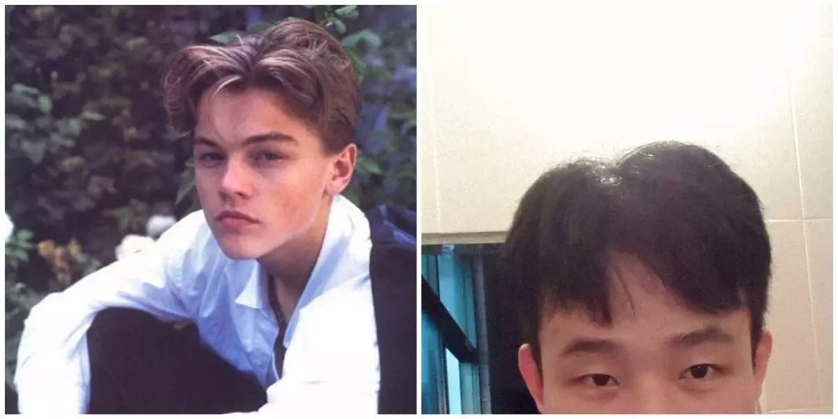 想象的发型和实际的发型对比图,发型真的很重要不同发型差距真大