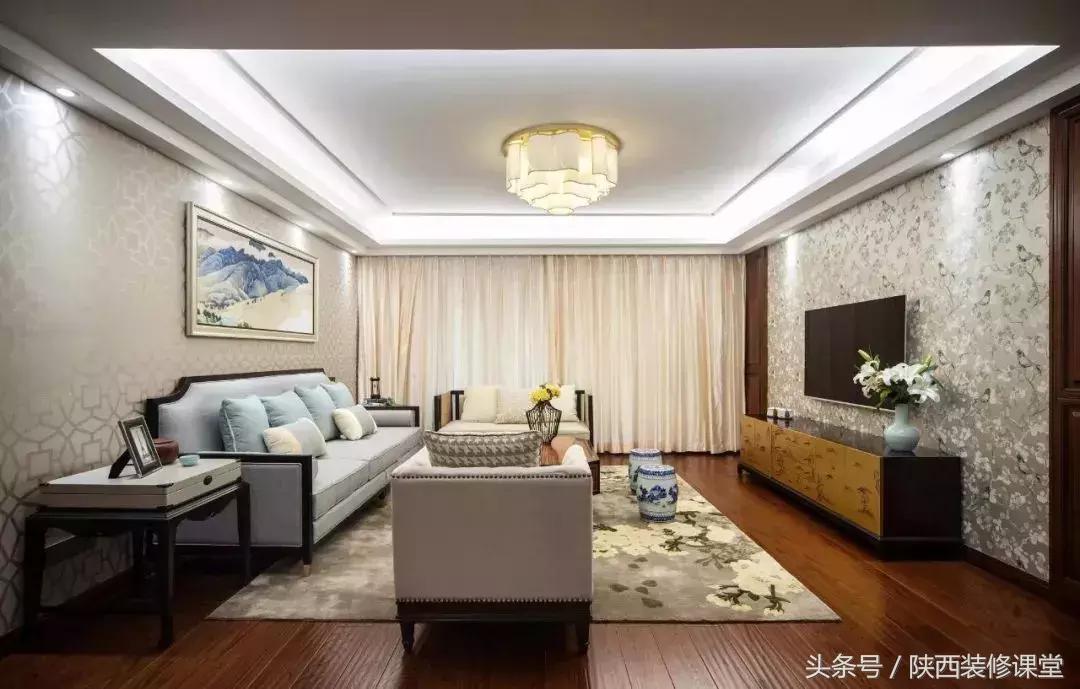 30平方新中式客厅,30款中式客厅高端大气上档次