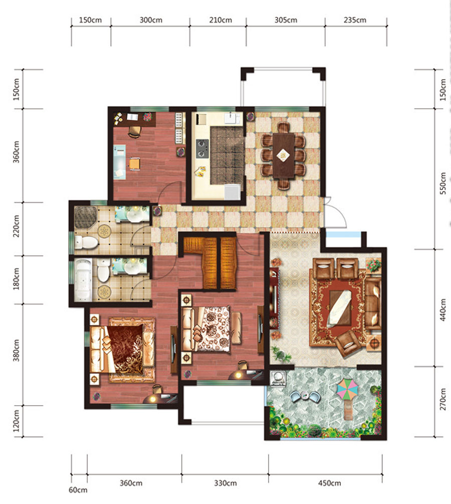 房地产公司复式户型设计图,楼盘户型设计图大全