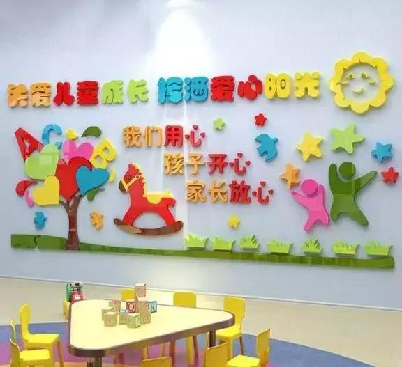 幼儿园墙面装饰教程简单,幼儿园墙面装饰好玩的颜色