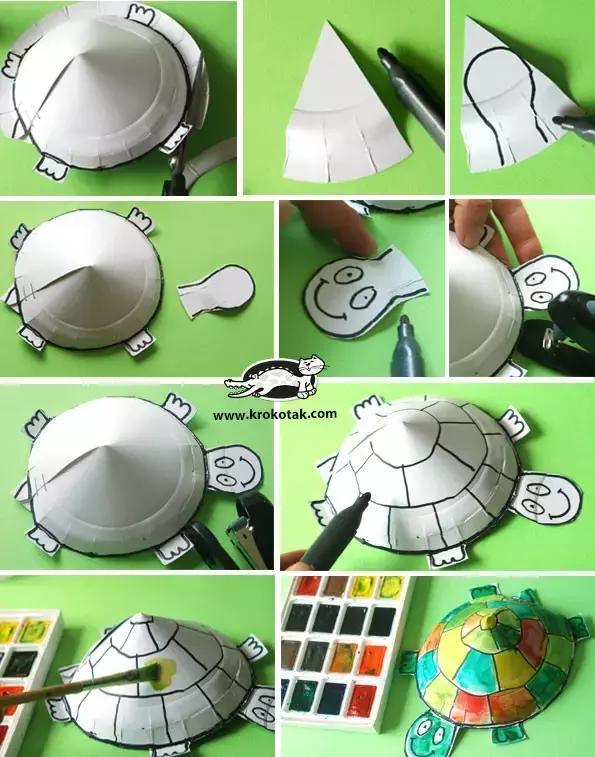 白纸盘手工制作图片大全创意,幼儿园手工作品十二生肖纸盘