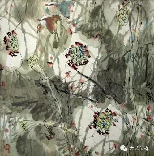 荷魂赵先闻作品欣赏,赵先闻画家作品