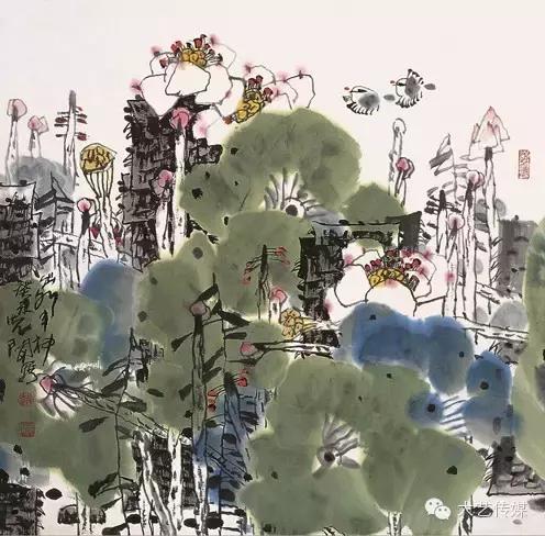 荷魂赵先闻作品欣赏,赵先闻画家作品