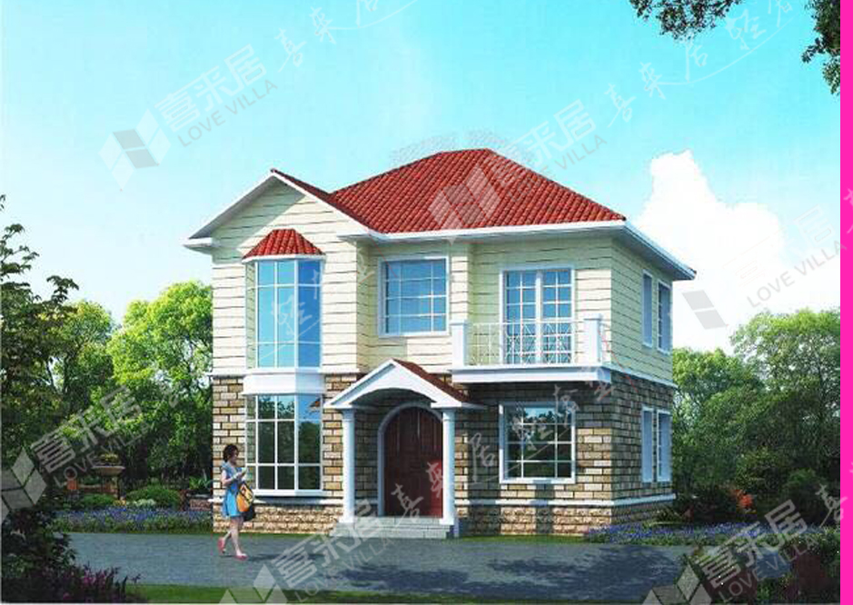 让人惊艳的房屋设计,最新农村独院房子效果图及设计图