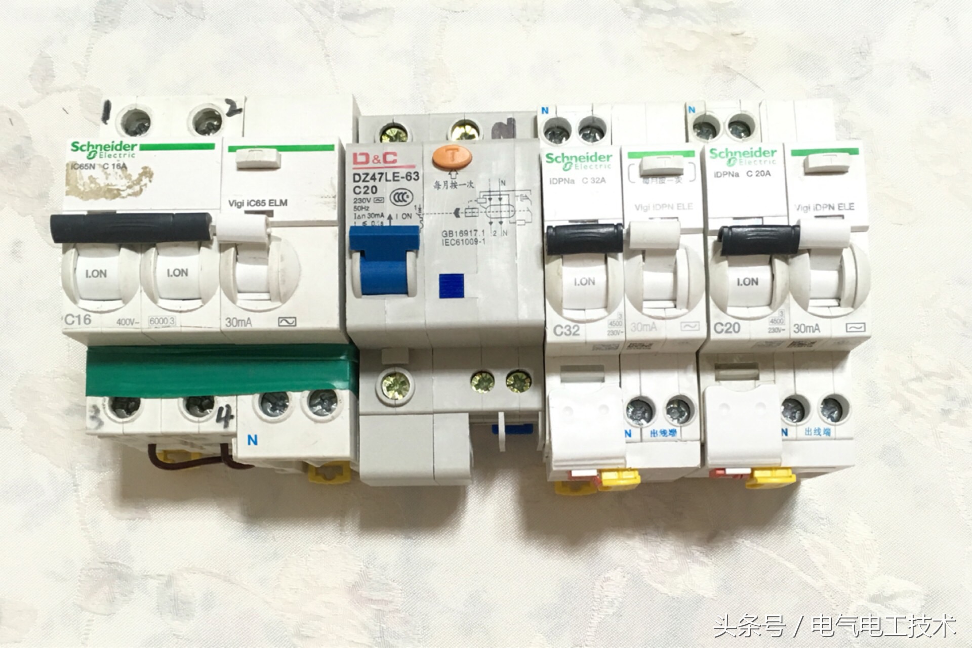 2p空开漏保配电箱正确接线视频,220v漏保的正确接线方法图解