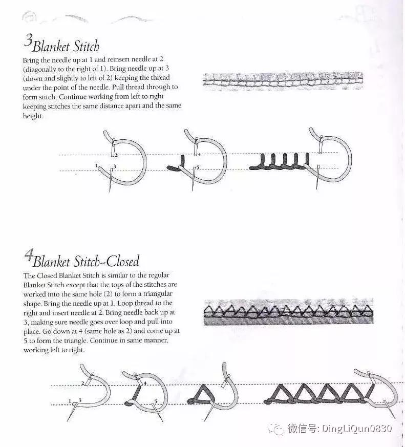 字母刺绣教程针法,字母刺绣针法图解