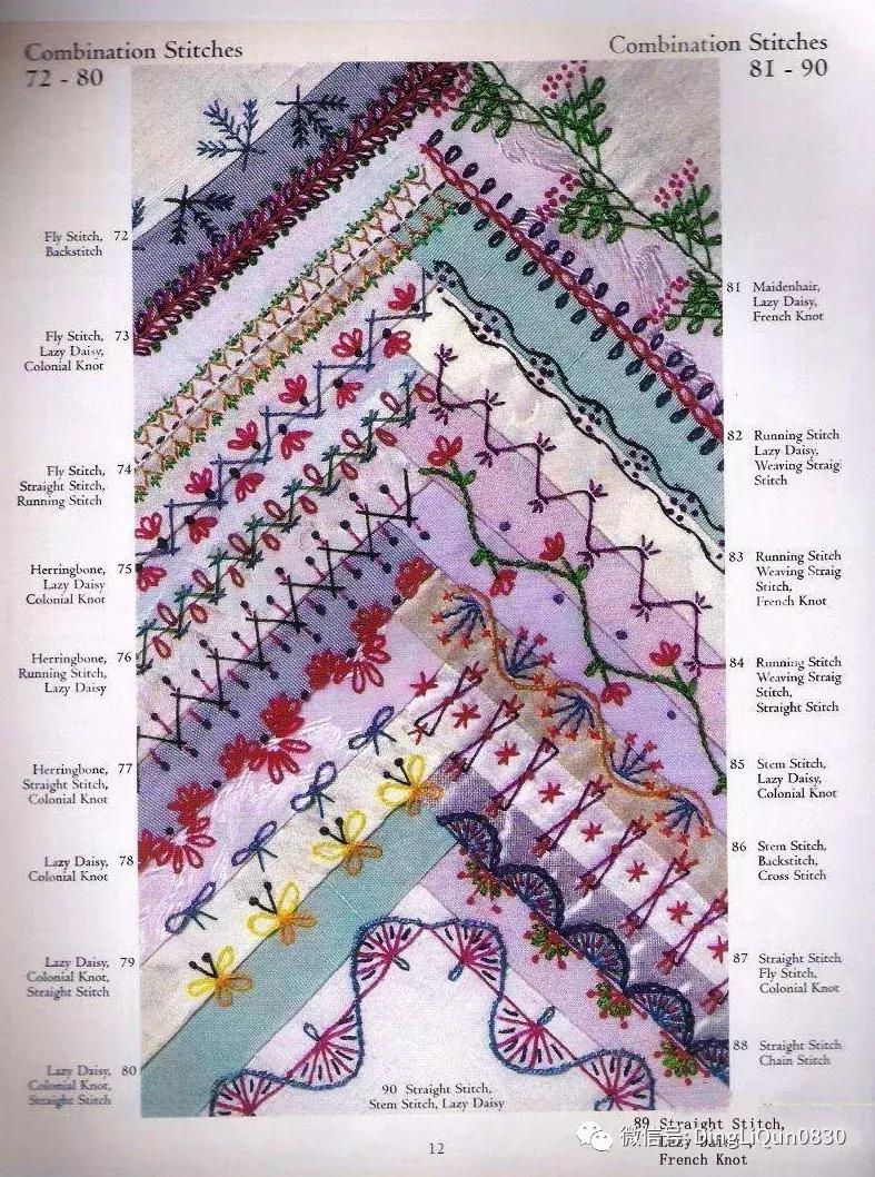 字母刺绣教程针法,字母刺绣针法图解