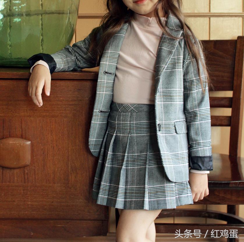 七岁女孩衣服秋冬款韩货,韩国女童6-12岁套装潮流