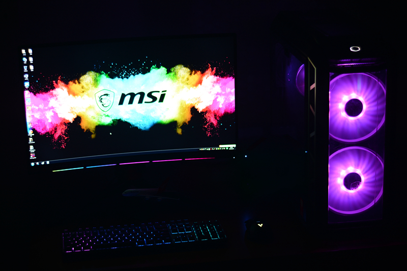 微星23.8寸显示器测评,微星显示器g27cq