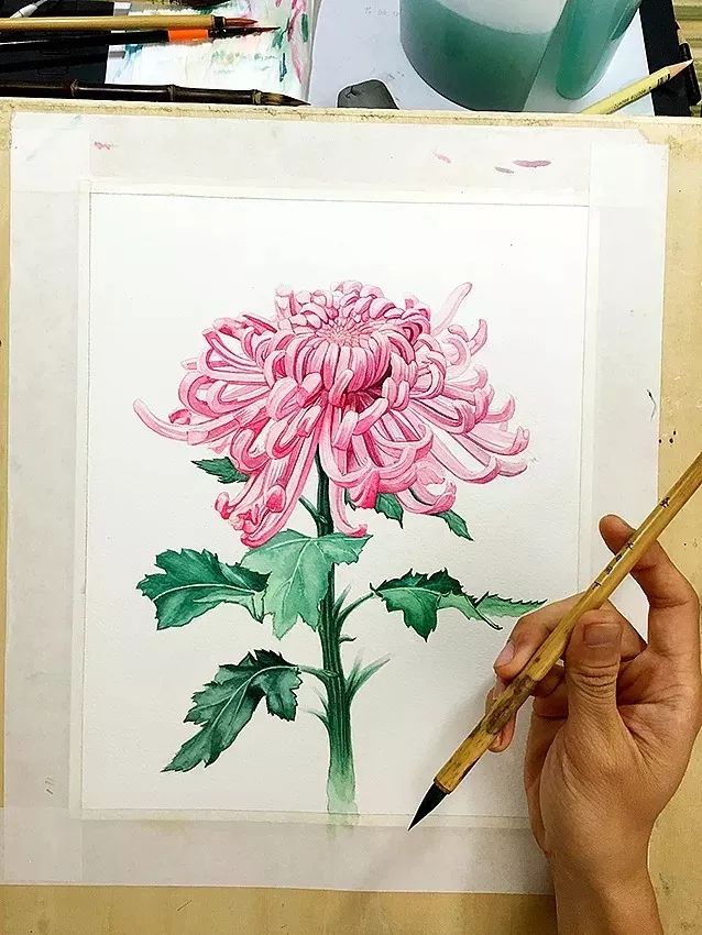 拥有800万超高人气,看看这位大神,是如何用水溶彩……