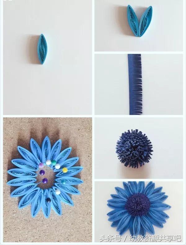 衍纸基础卷法教程衍纸版,基础衍纸作品及教程