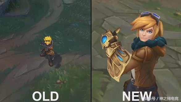 天天趣闻:EZ新老模型大对比W技能重做特效更新