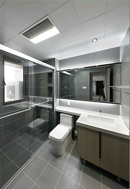 灰色墙面装修案例89㎡北欧全灰墙面设计