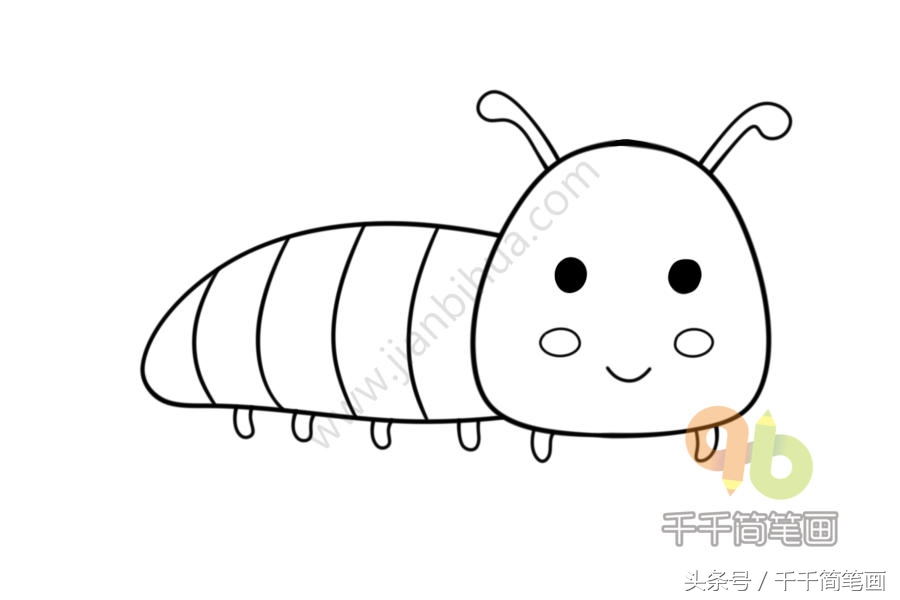 育儿简笔画小动物,育儿简笔画可爱小猪