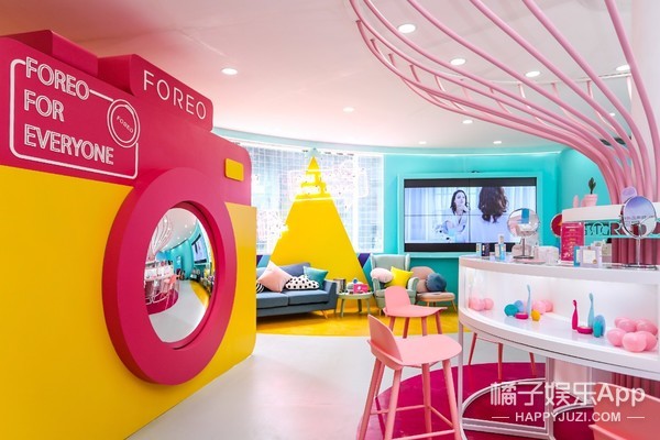 foreo的直播间,foreo快闪
