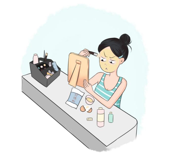 中国女性脸部特写,中国女生面膜推荐